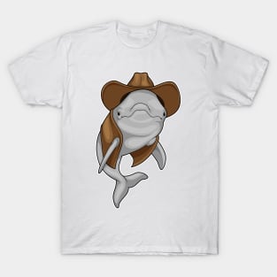 Dolphin Cowboy T-Shirt